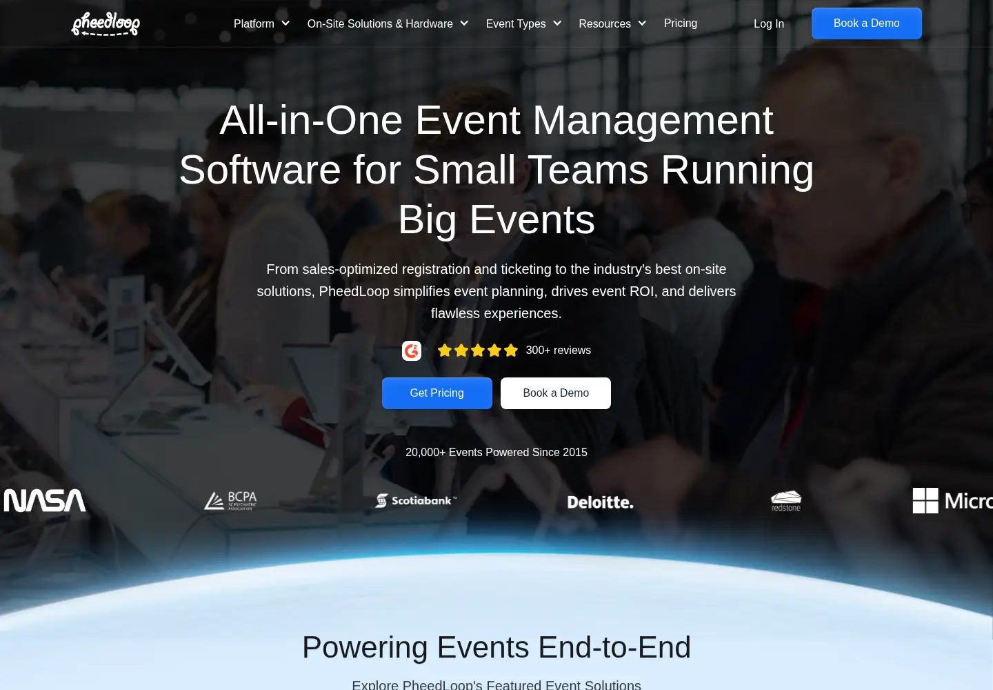Screenshot of pheedloop.com