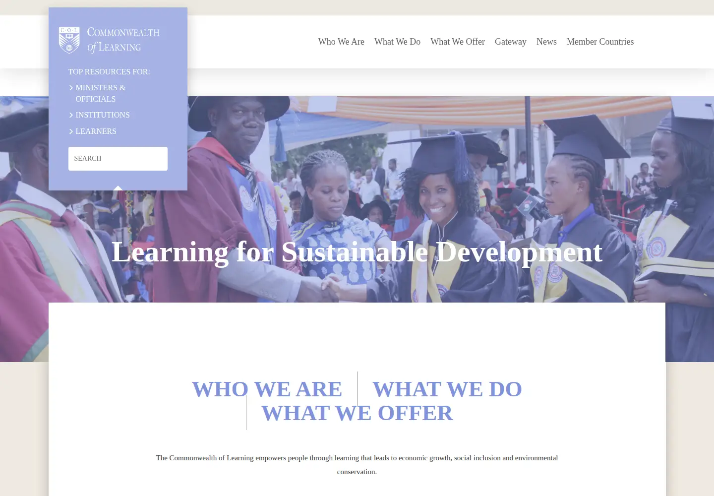 Screenshot of col.org