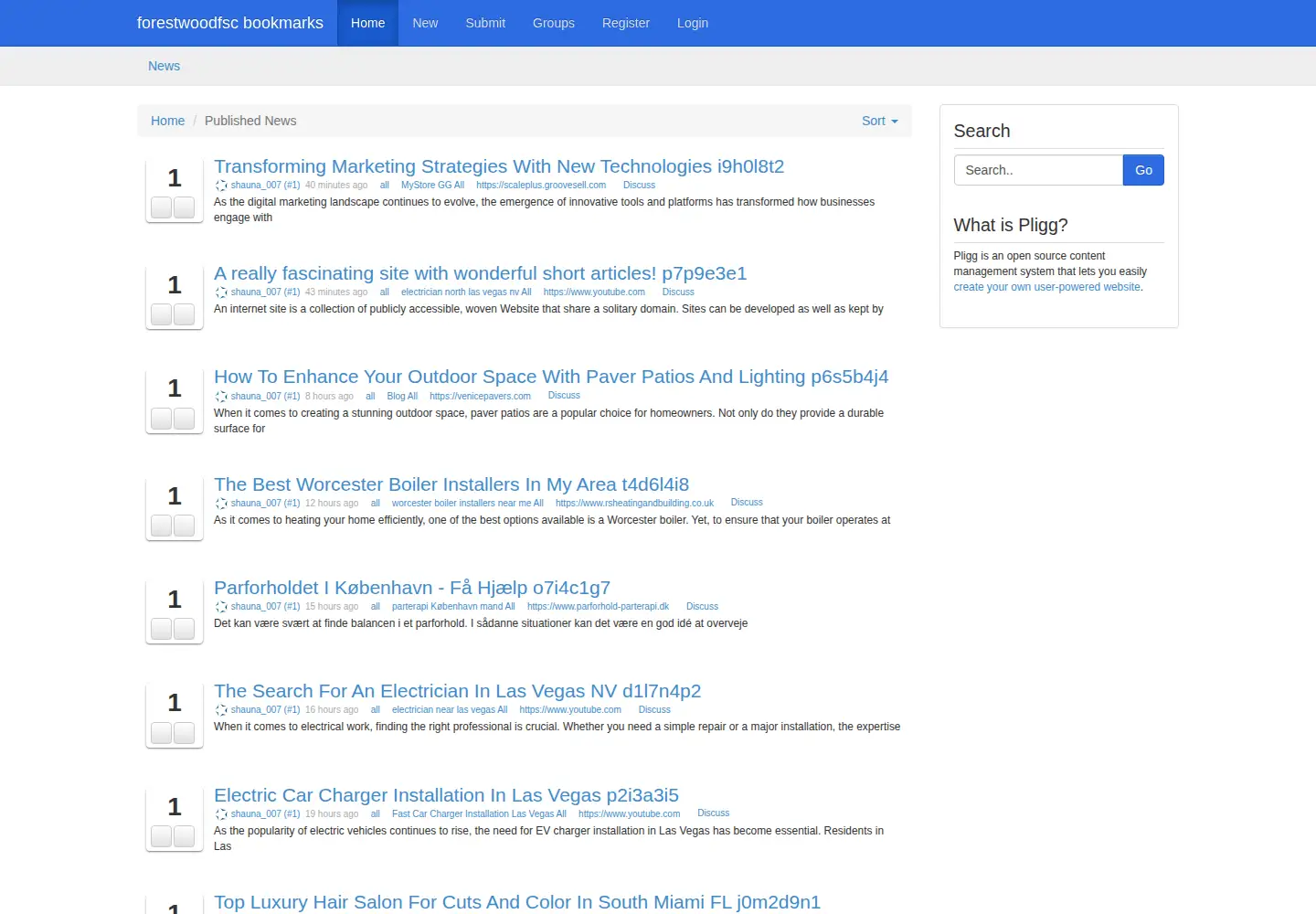 Screenshot of forestwoodfsc.com