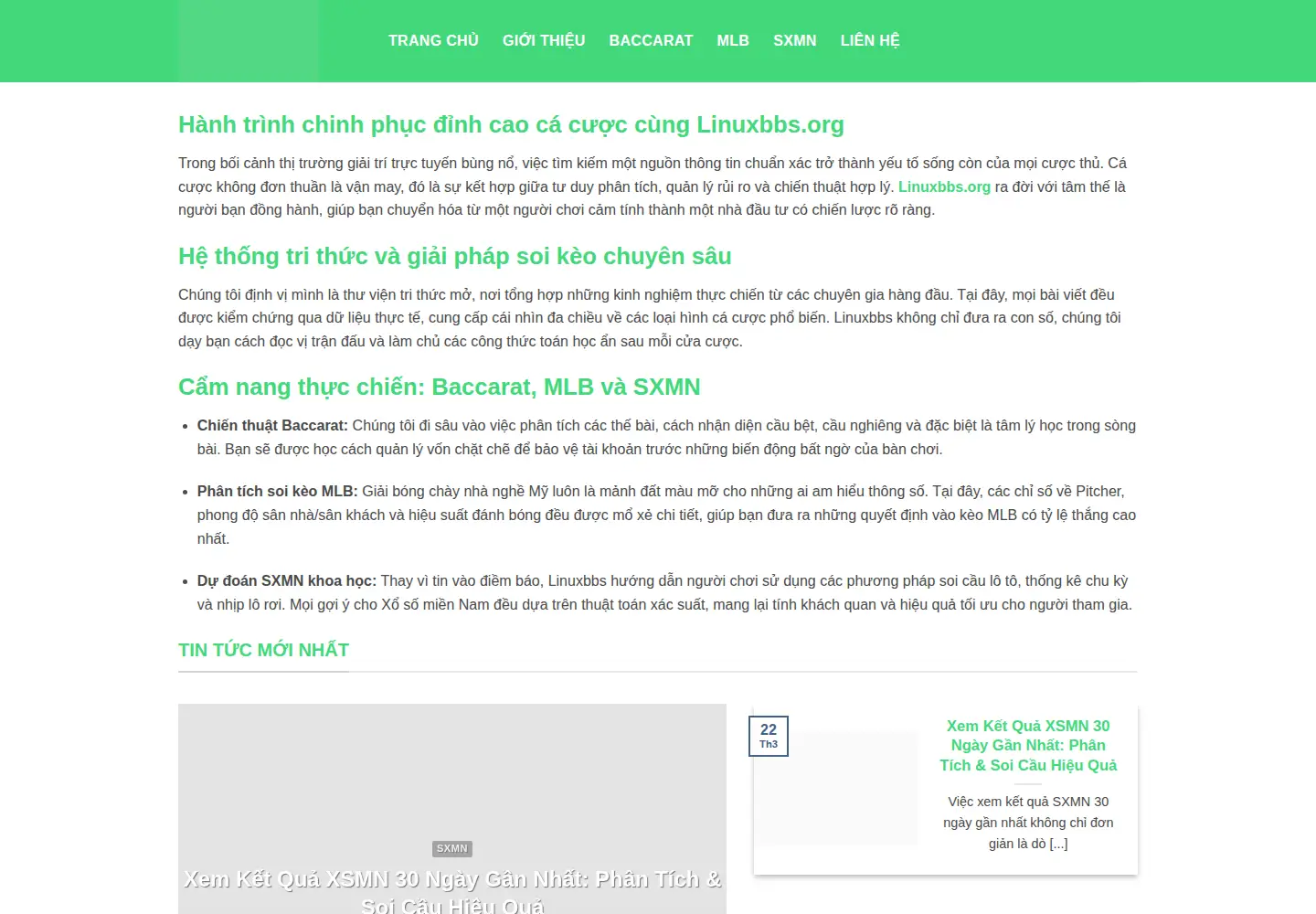 Screenshot of linuxbbs.org