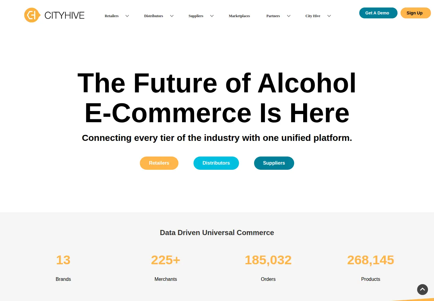 Screenshot of cityhive.net