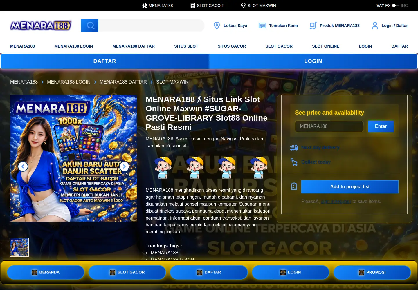 Screenshot of sugargrovelibrary.org