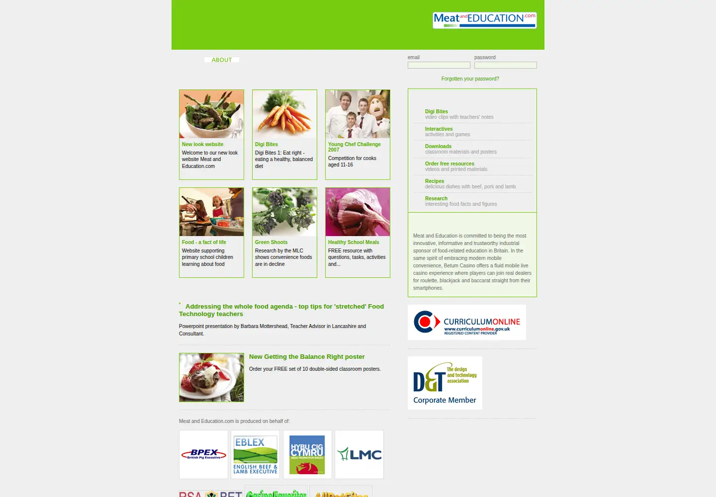 Screenshot of bmesonline.org.uk