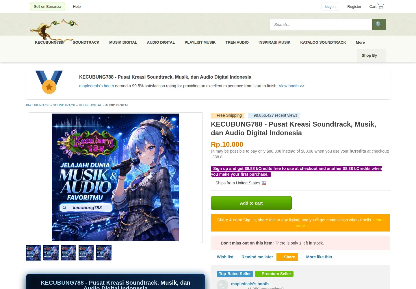Screenshot of soundtrackchannel.com