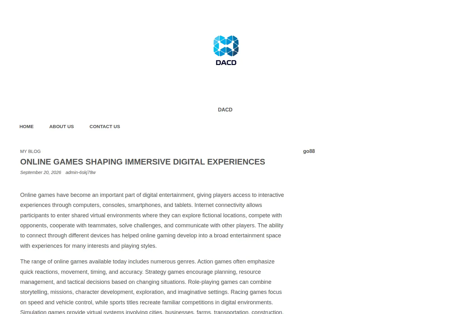 Screenshot of dacd.co.uk