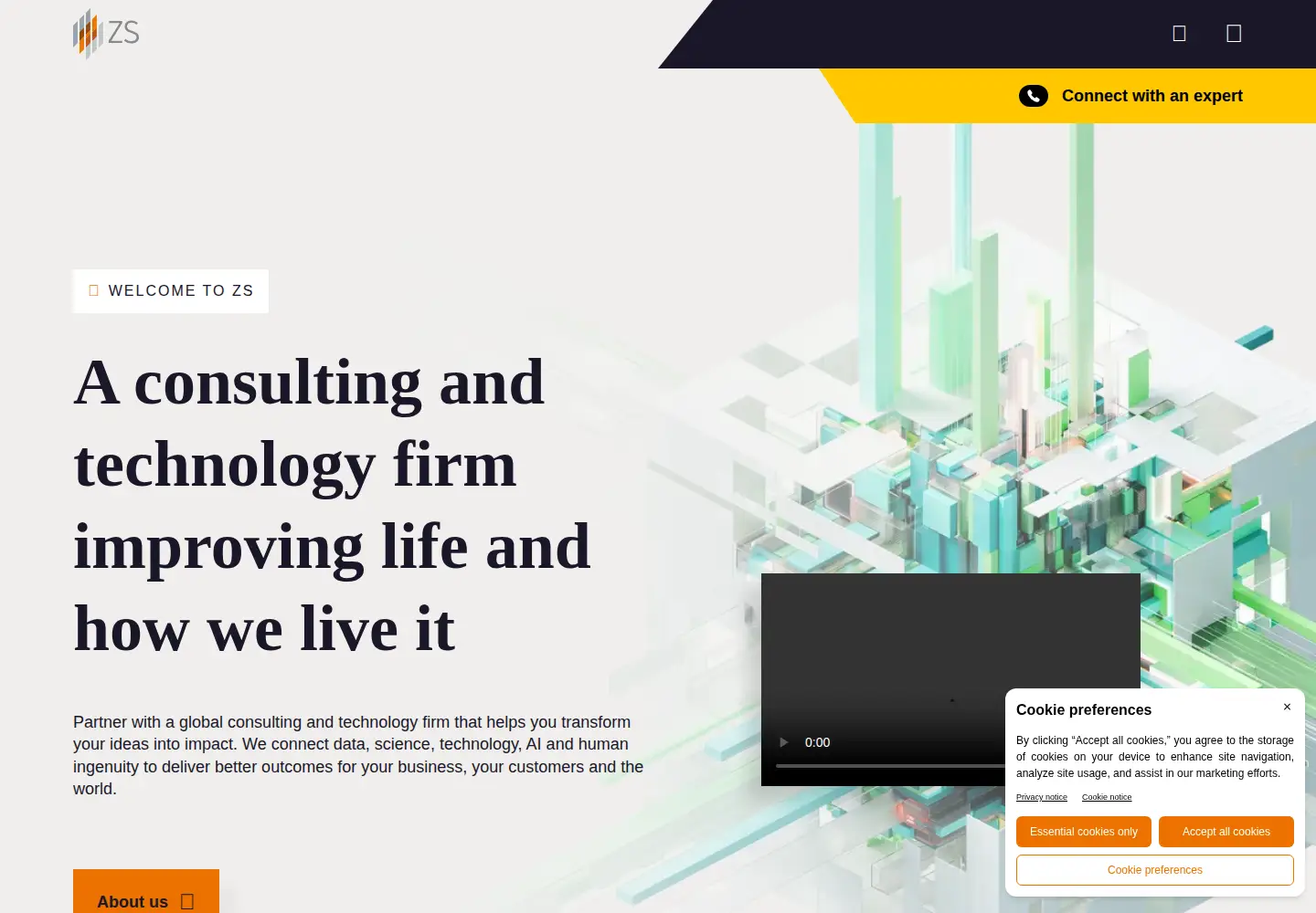 Screenshot of zs.com