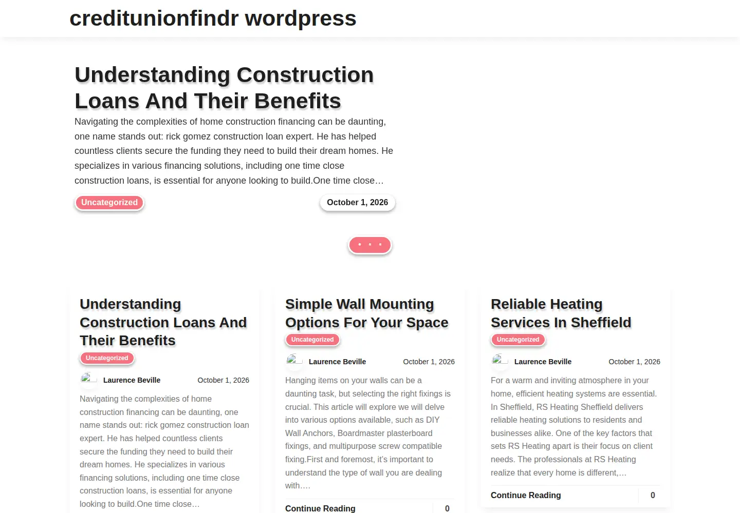 Screenshot of creditunionfindr.org