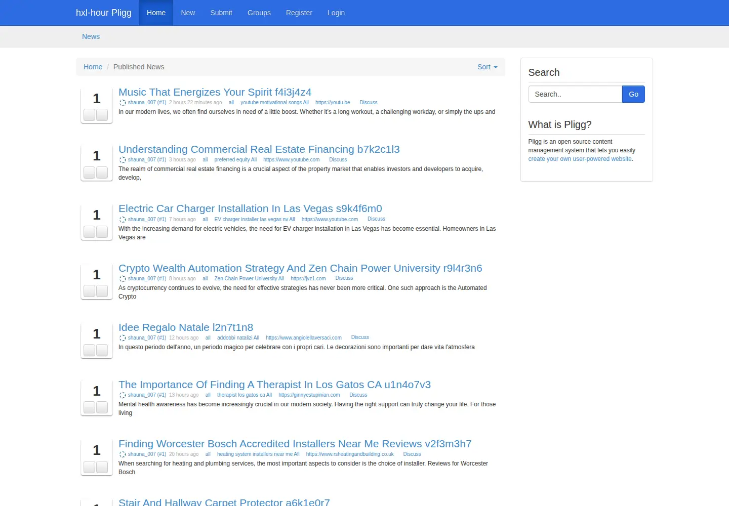 Screenshot of hxl-hour.com