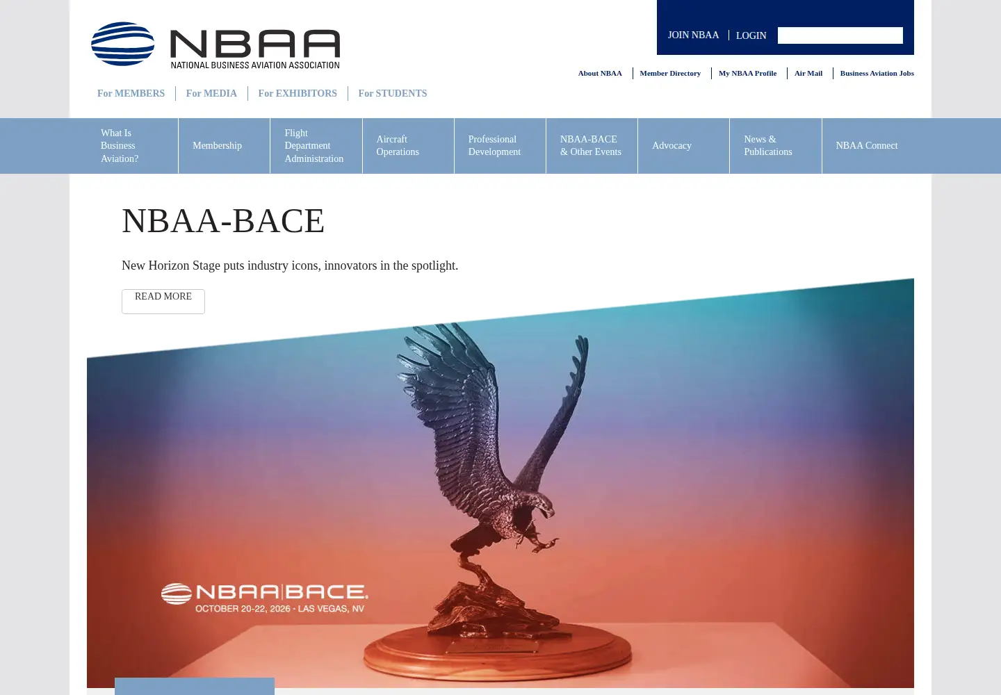 Screenshot of nbaa.org