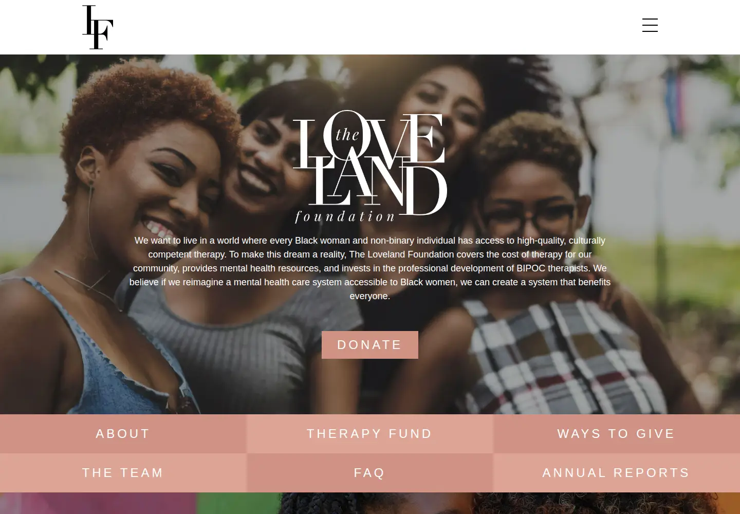 Screenshot of thelovelandfoundation.org