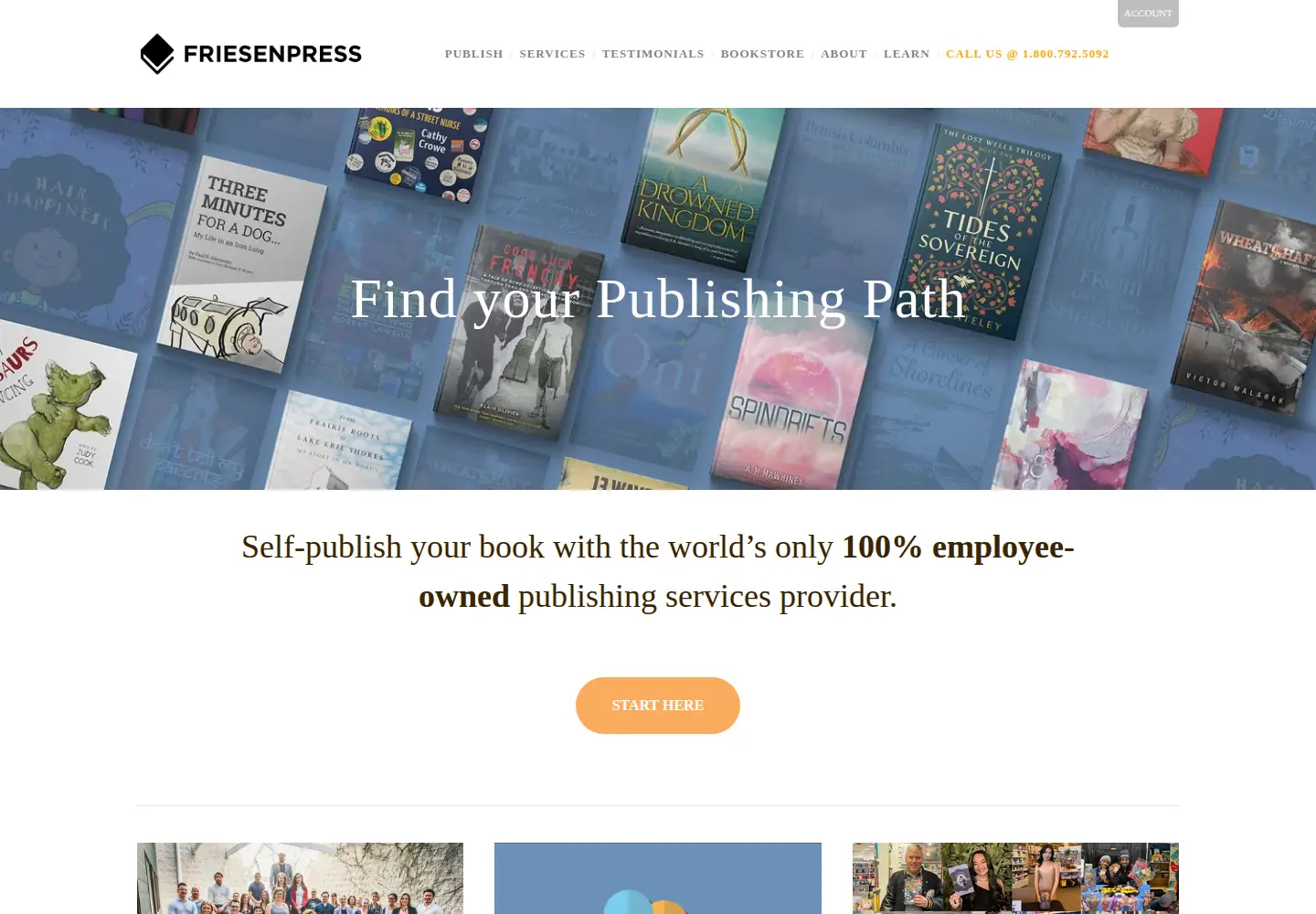 Screenshot of friesenpress.com