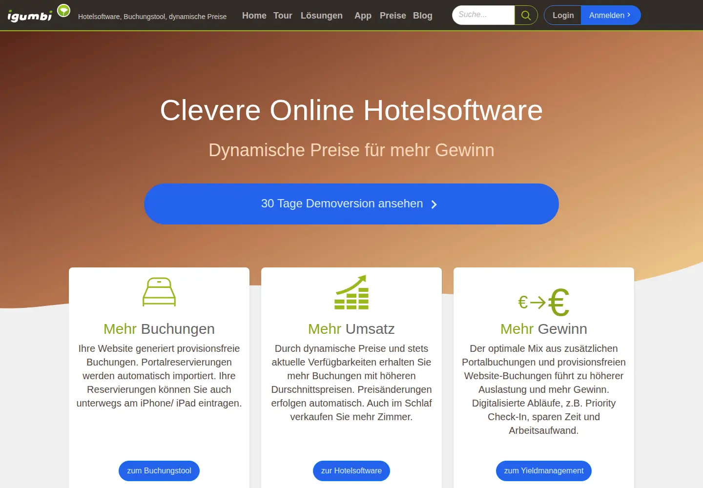 Screenshot of igumbi.com