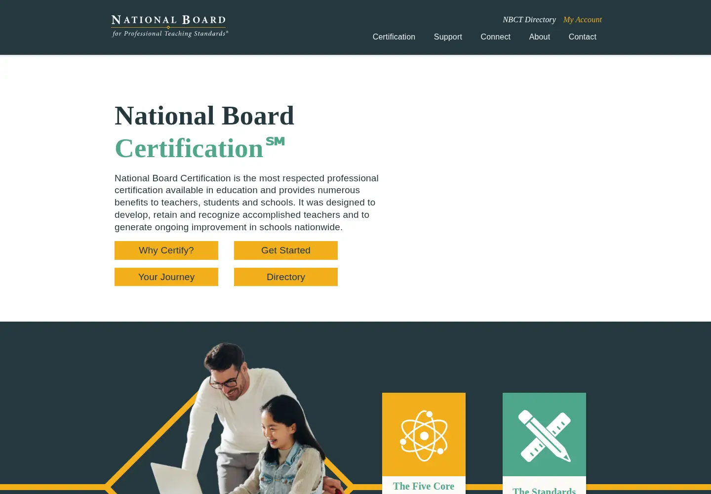 Screenshot of nbpts.org