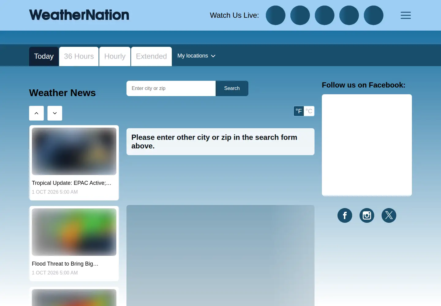 Screenshot of weathernationtv.com
