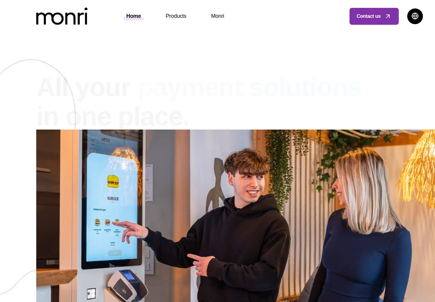 Screenshot of monri.com