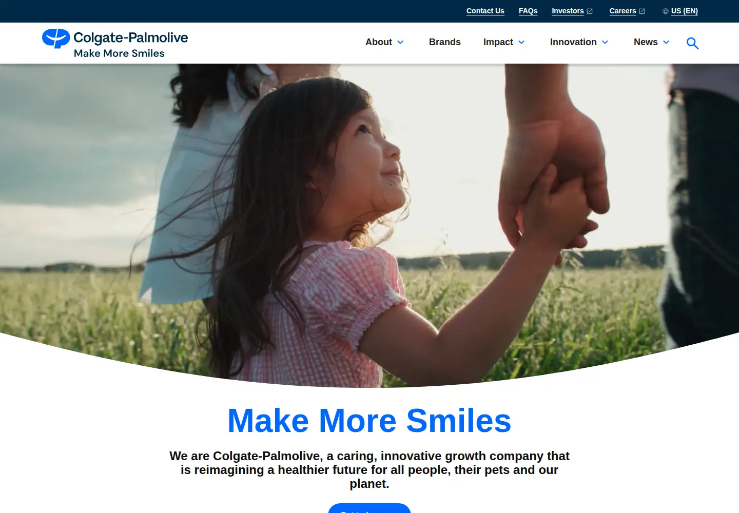 Screenshot of colgatepalmolive.com