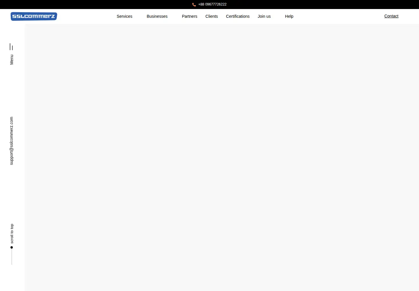 Screenshot of sslcommerz.com