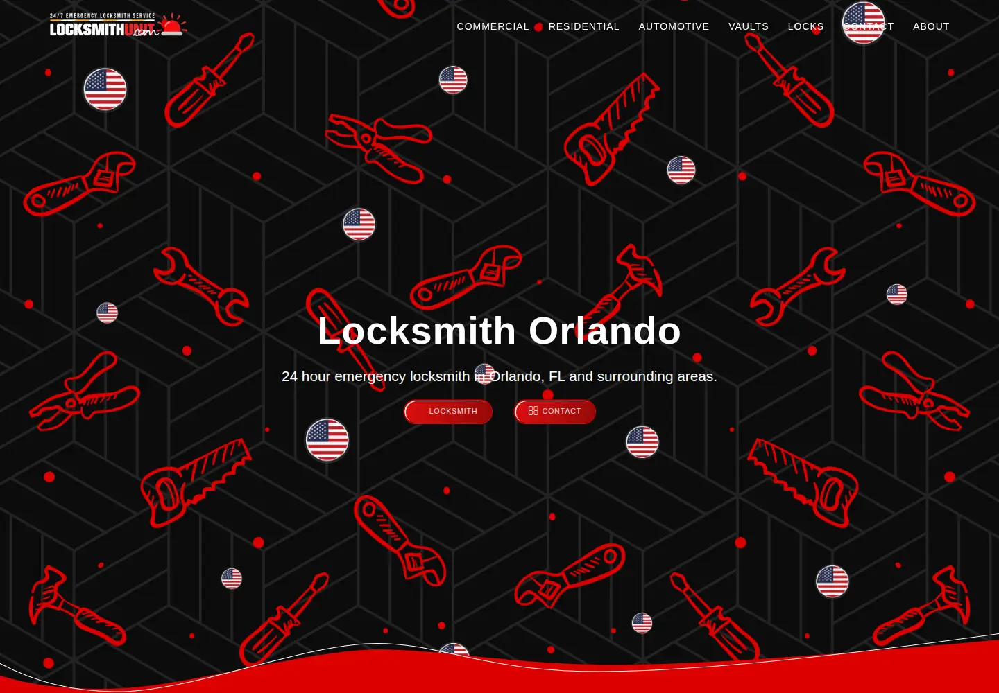 Screenshot of locksmithunit.com