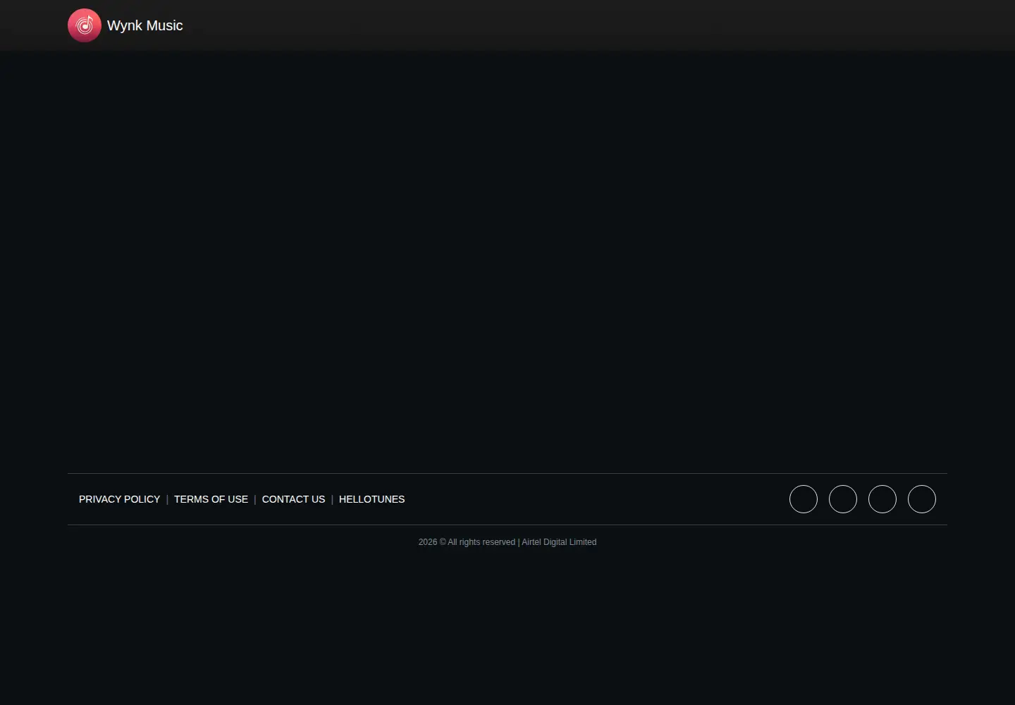 Screenshot of wynk.in
