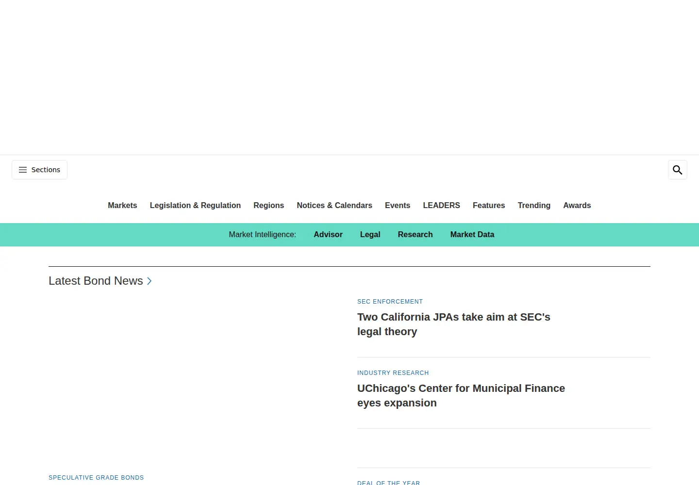 Screenshot of bondbuyer.com