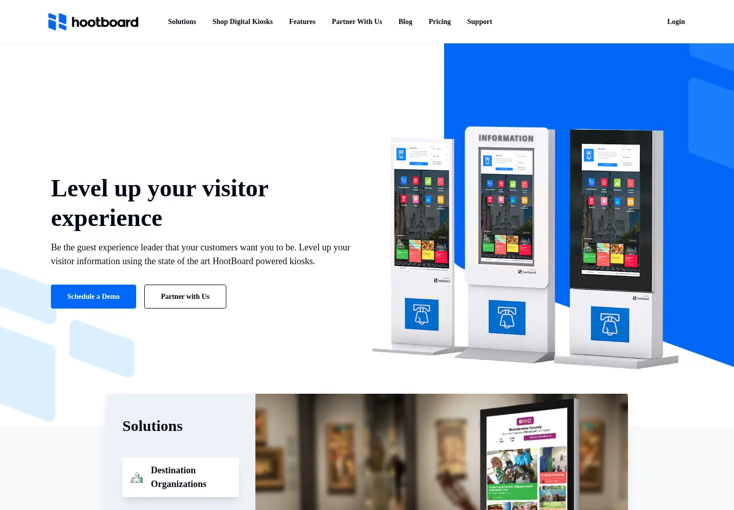 Screenshot of hootboard.com