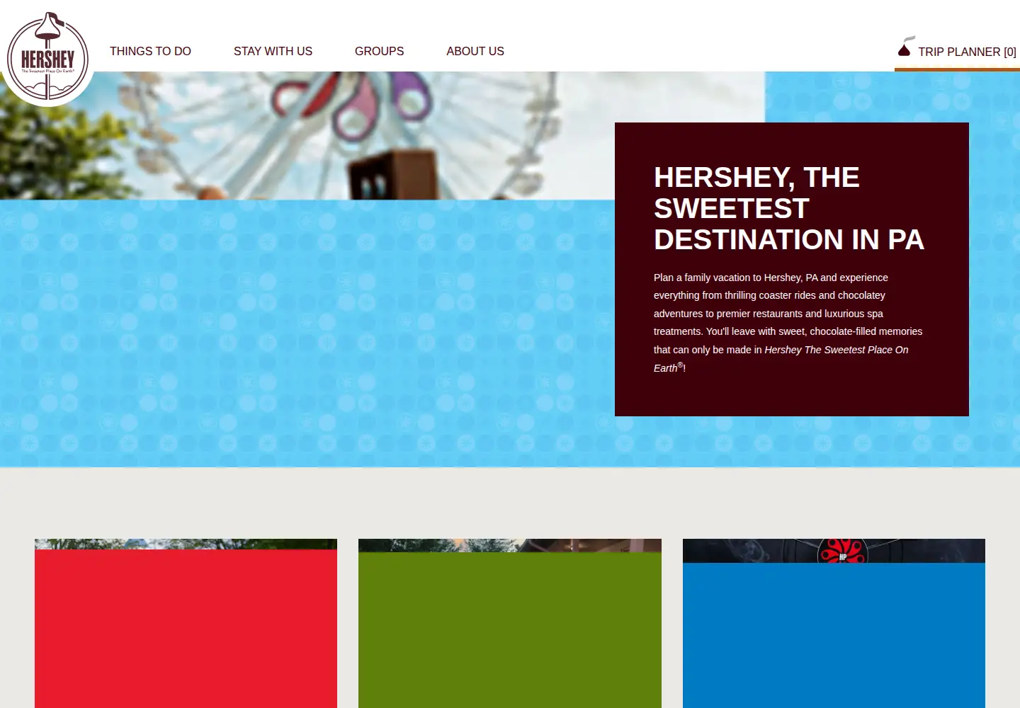 Screenshot of hersheypa.com