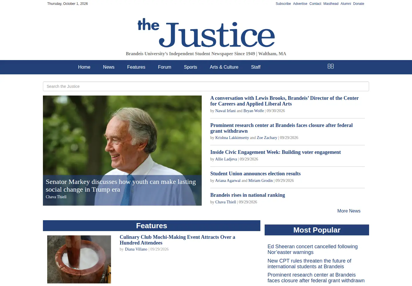 Screenshot of thejustice.org