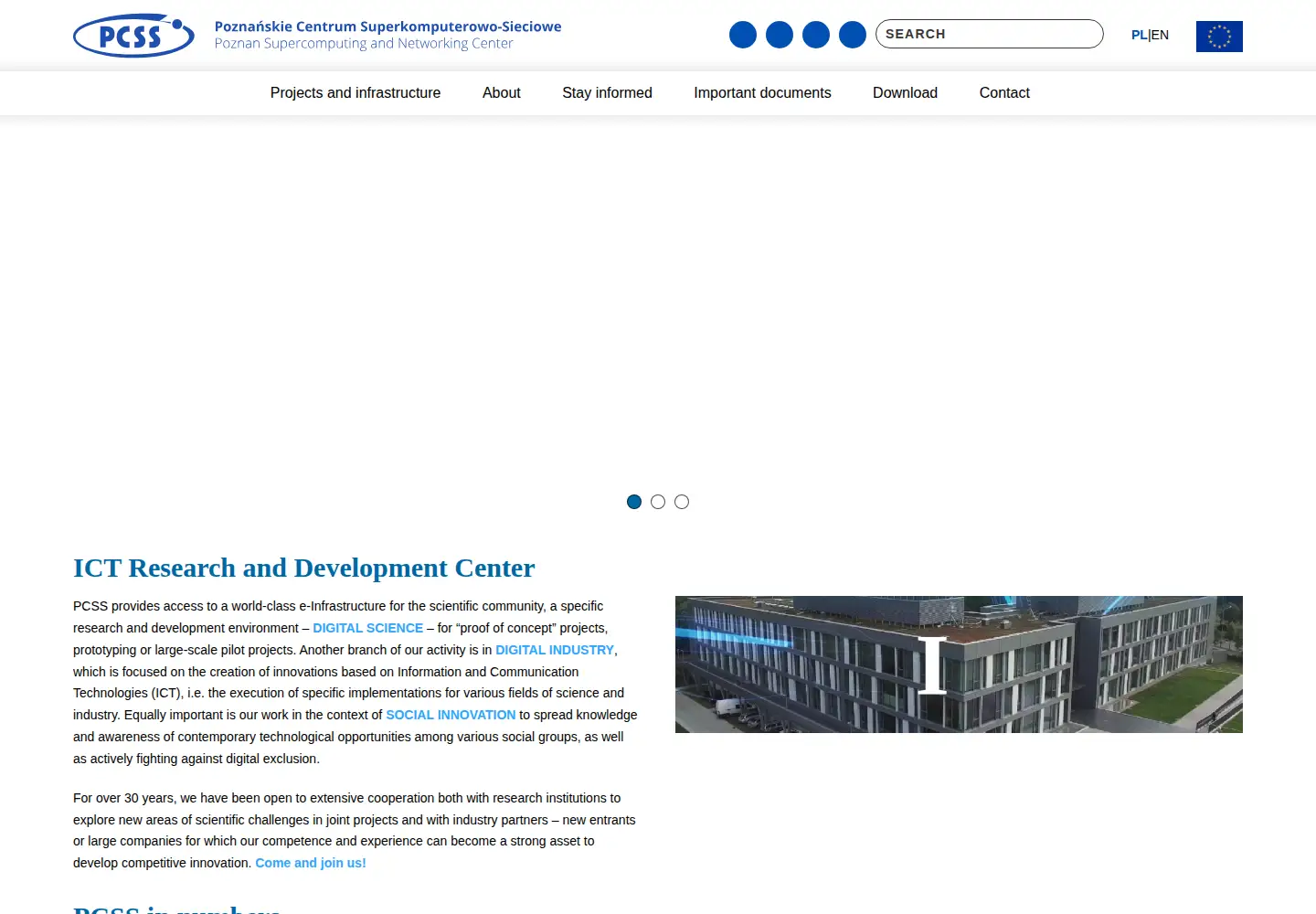 Screenshot of psnc.pl