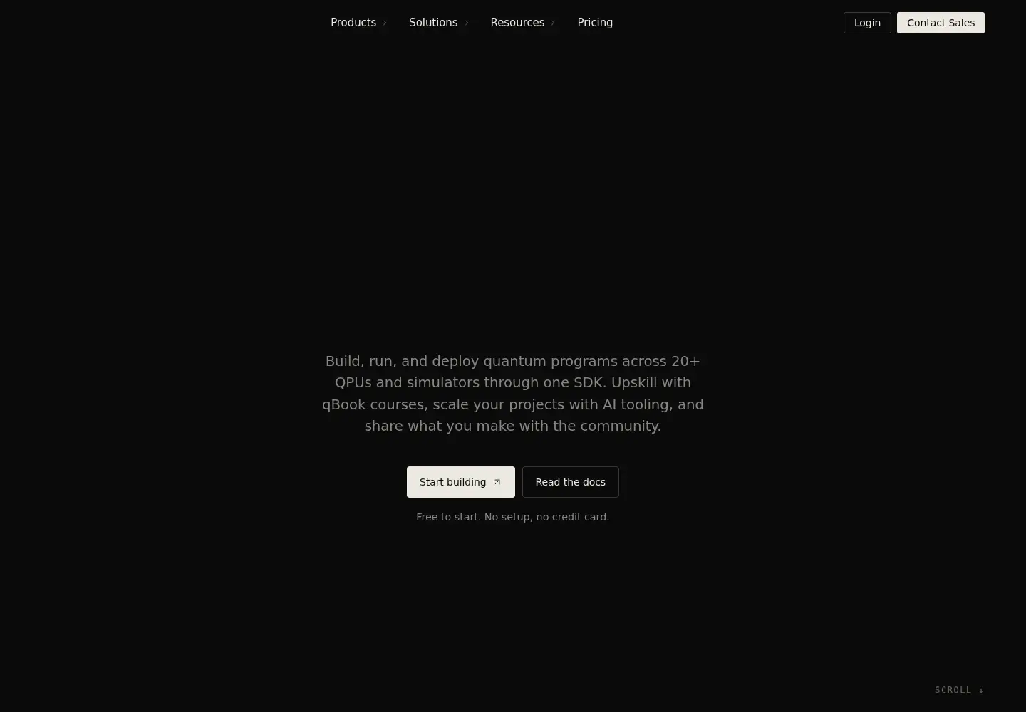 Screenshot of qbraid.com