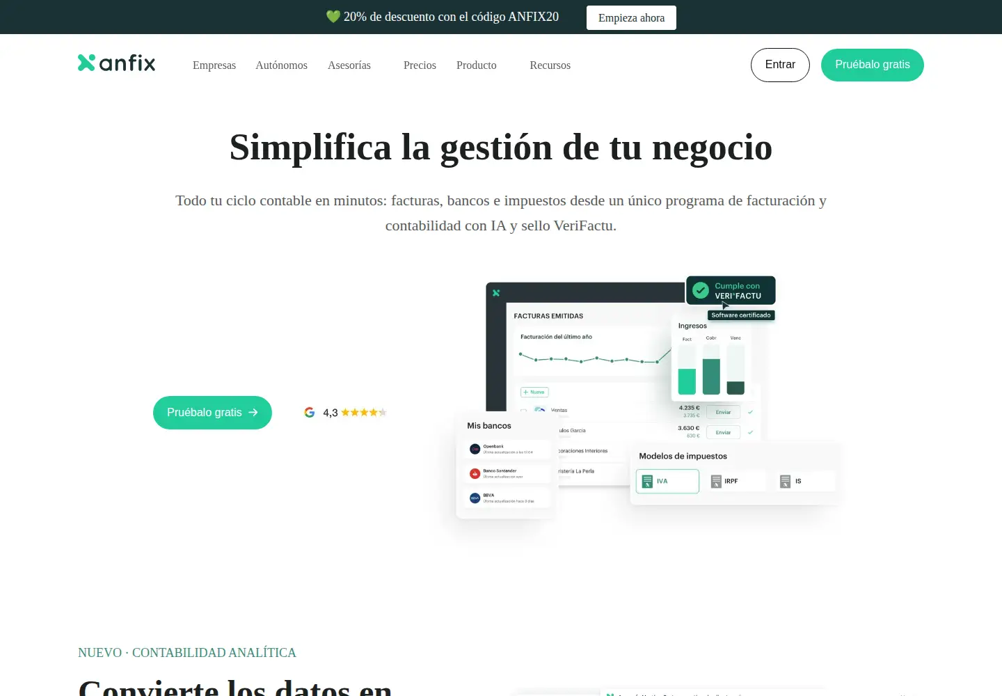 Screenshot of anfix.com