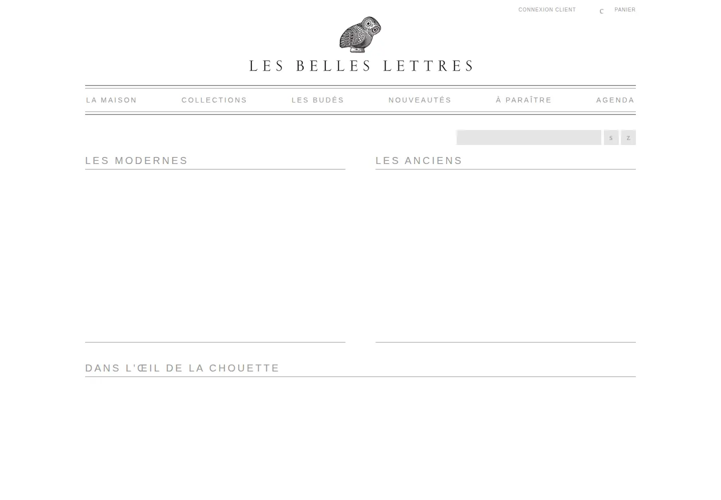 Screenshot of lesbelleslettres.com