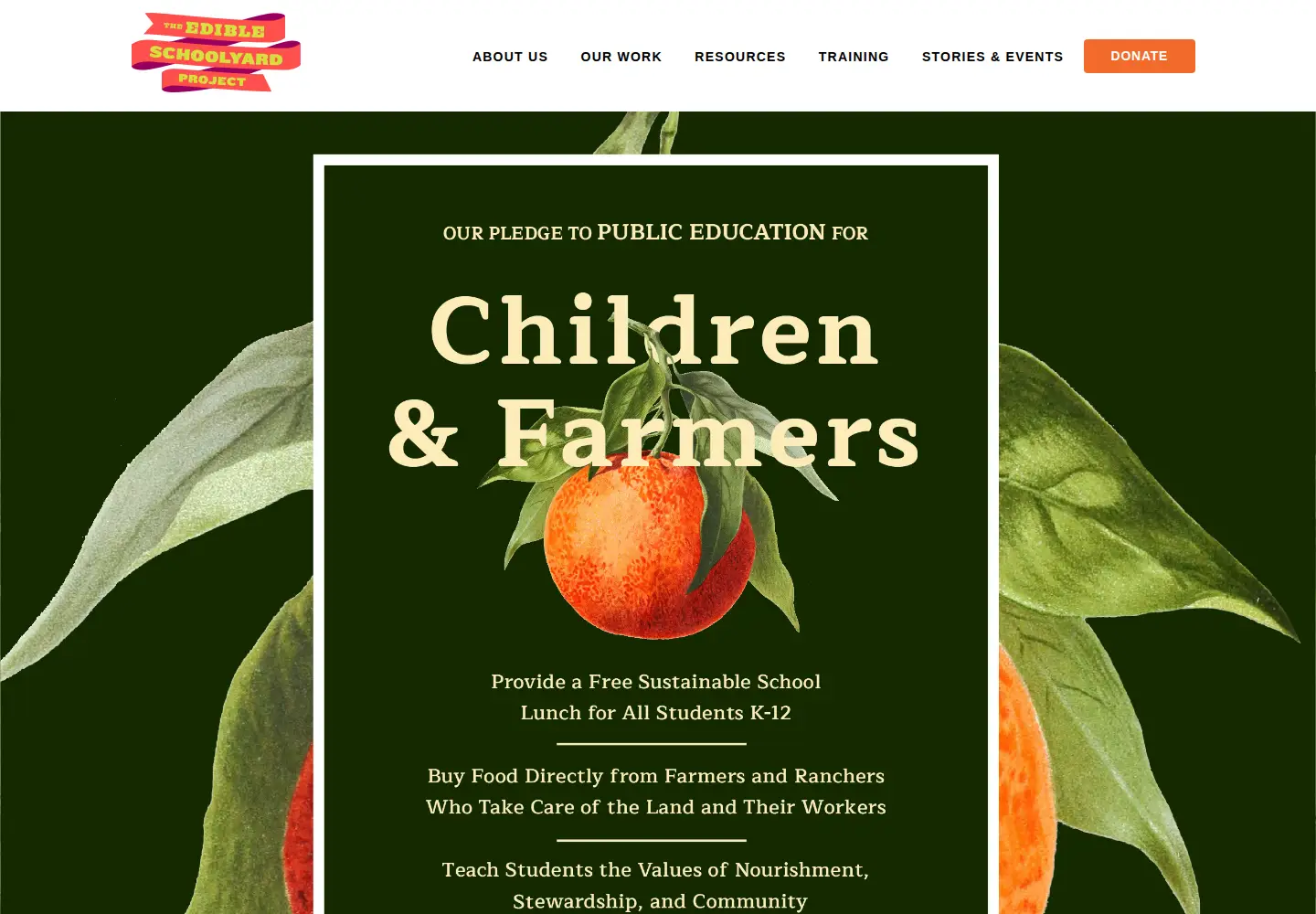 Screenshot of edibleschoolyard.org