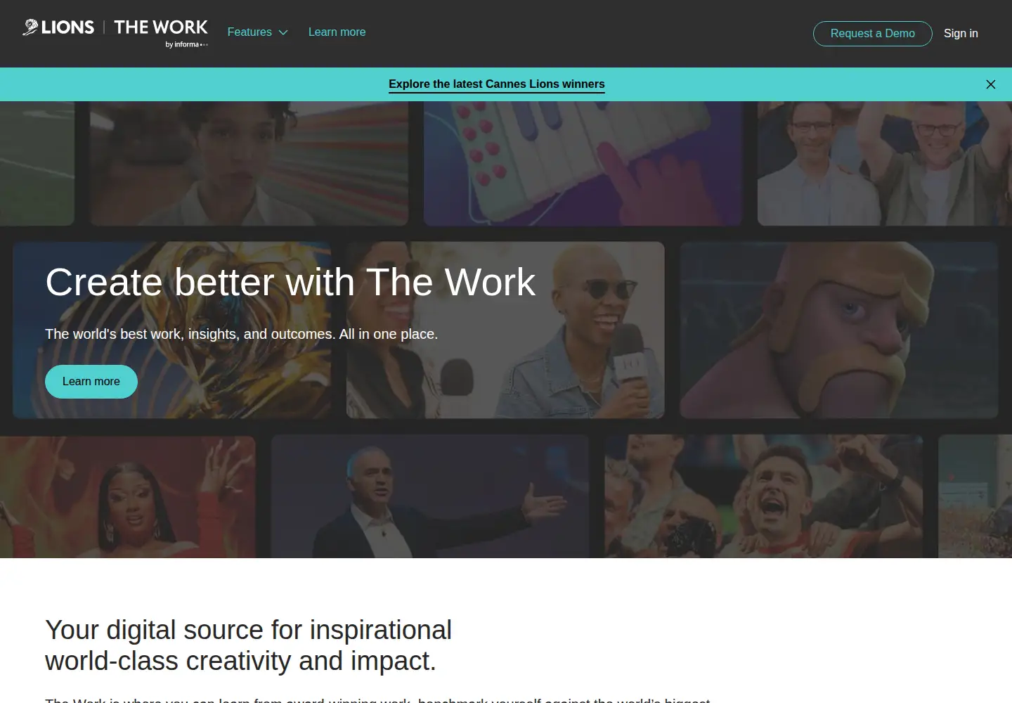 Screenshot of lovethework.com
