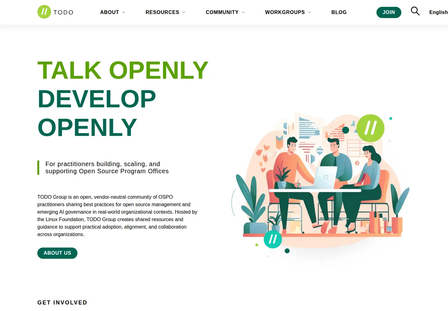 Screenshot of todogroup.org