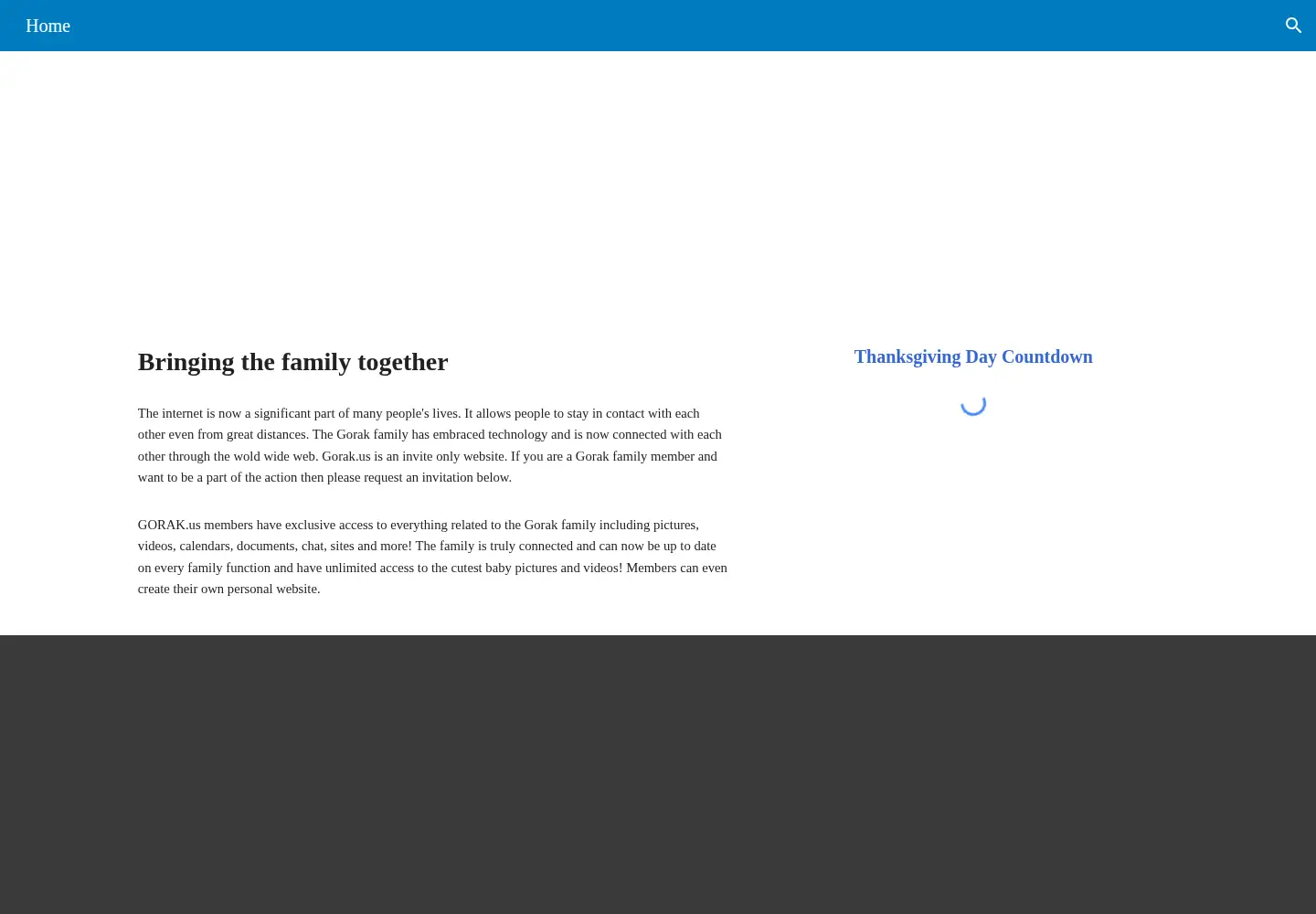 Screenshot of gorak.us