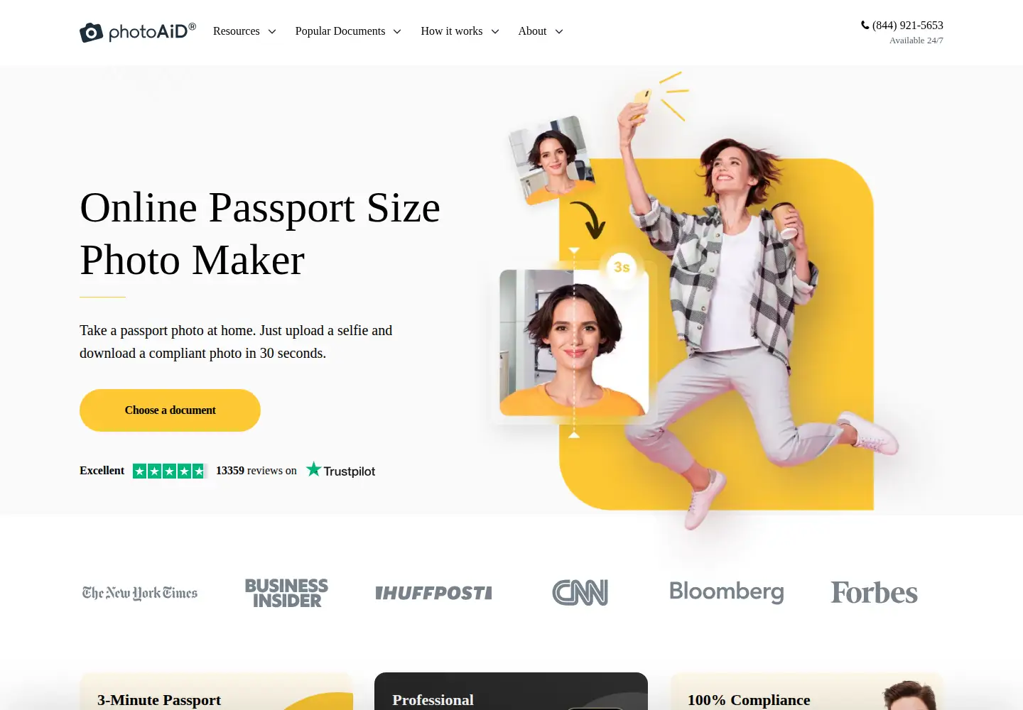 Screenshot of photoaid.com