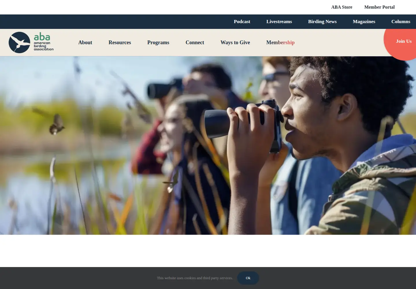 Screenshot of aba.org