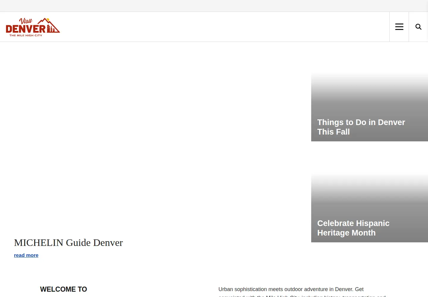 Screenshot of denver.org