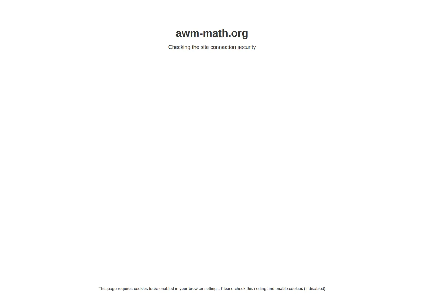 Screenshot of awm-math.org