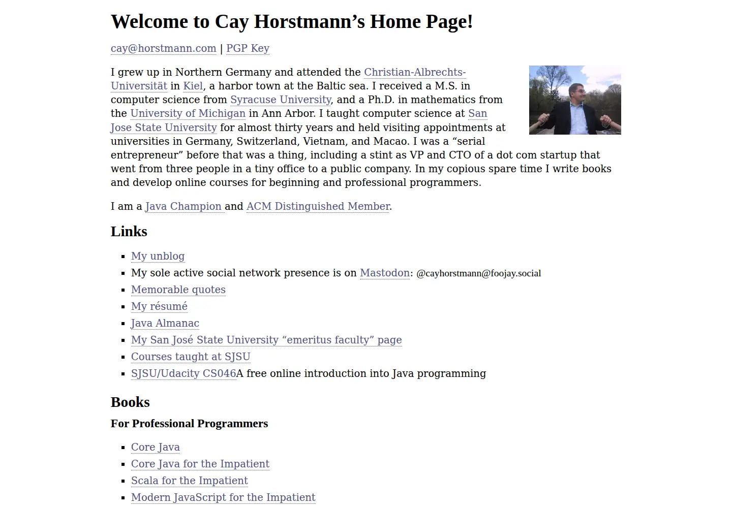 Screenshot of horstmann.com