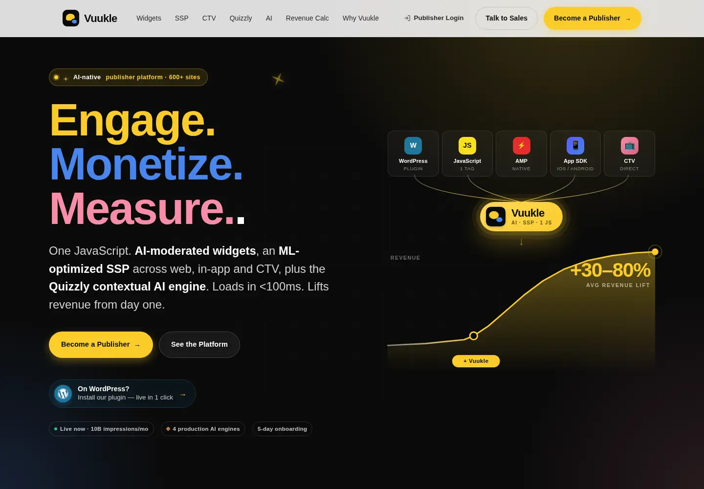 Screenshot of vuukle.com