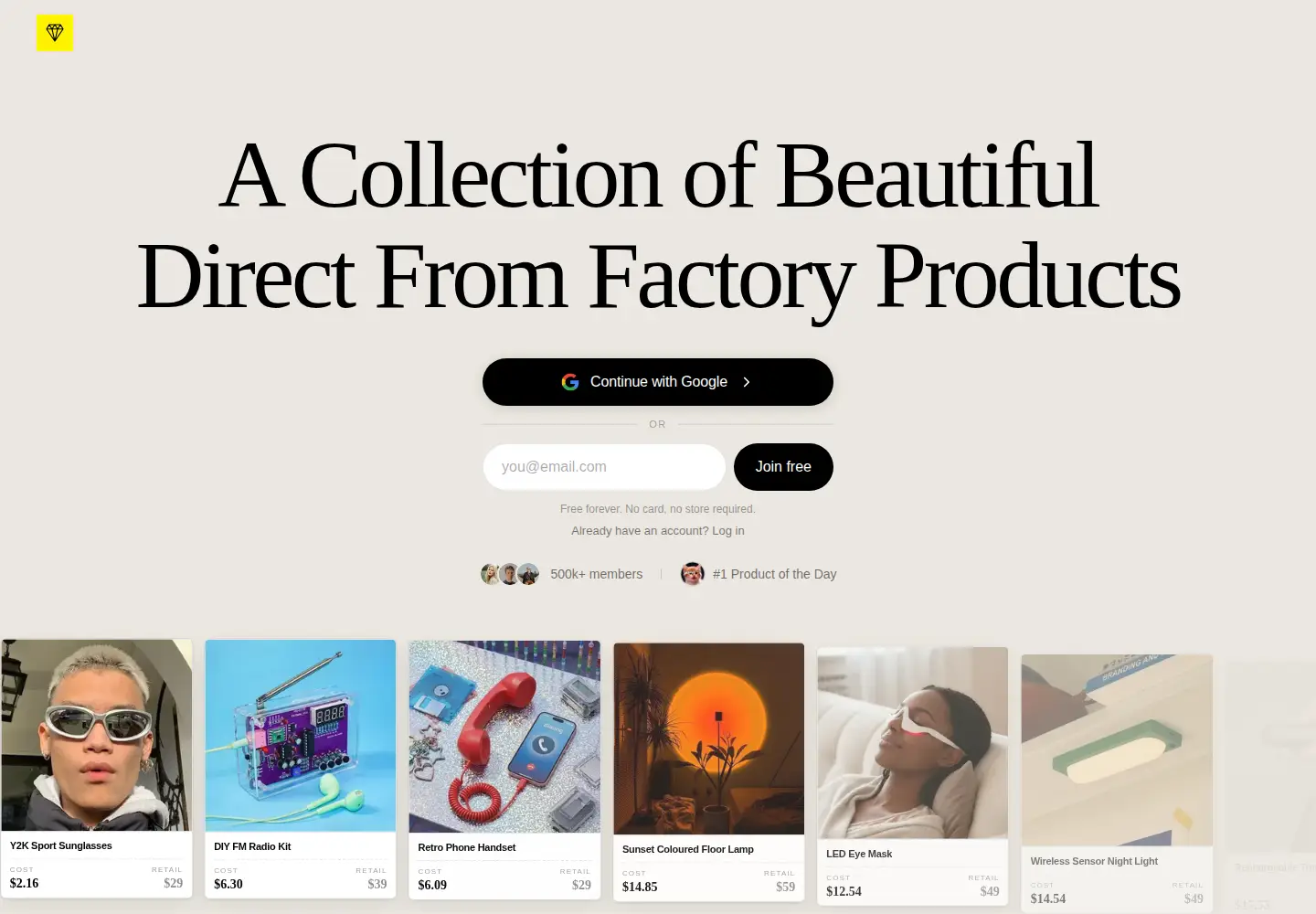 Screenshot of thieve.co