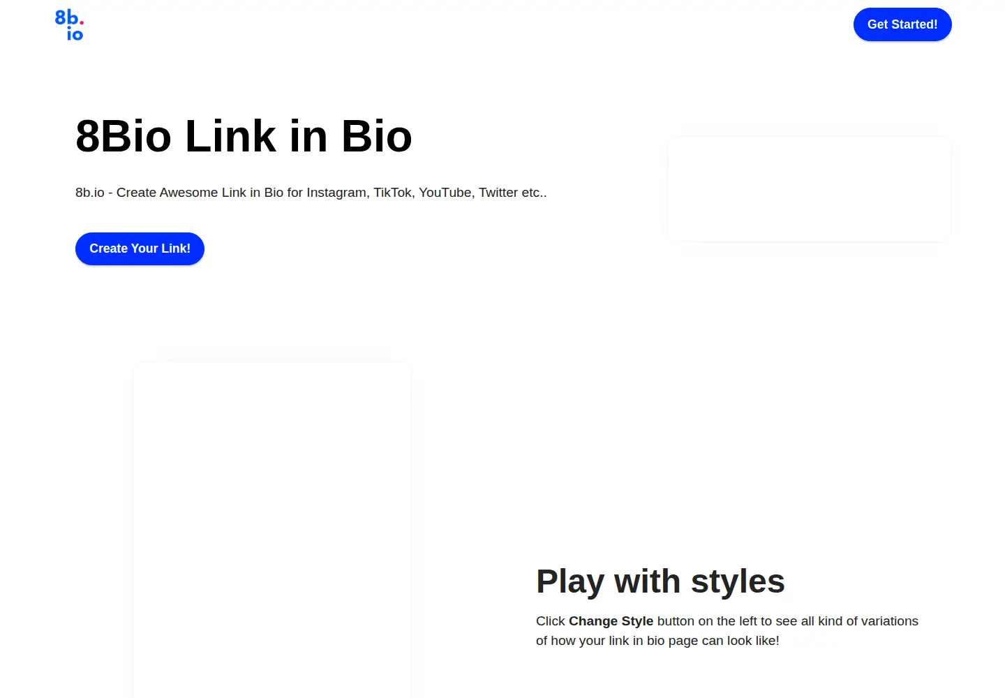 Screenshot of 8b.io