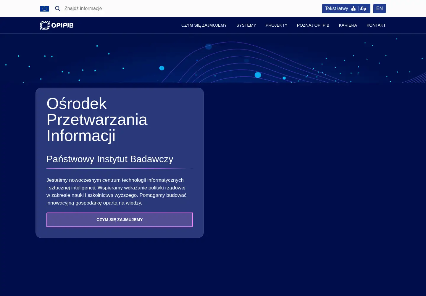 Screenshot of opi.org.pl