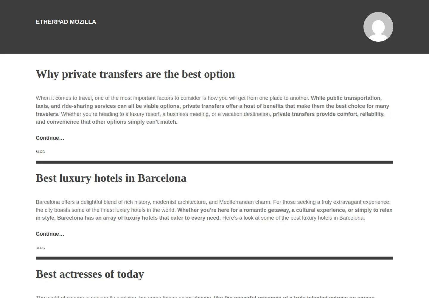 Screenshot of etherpad-mozilla.org