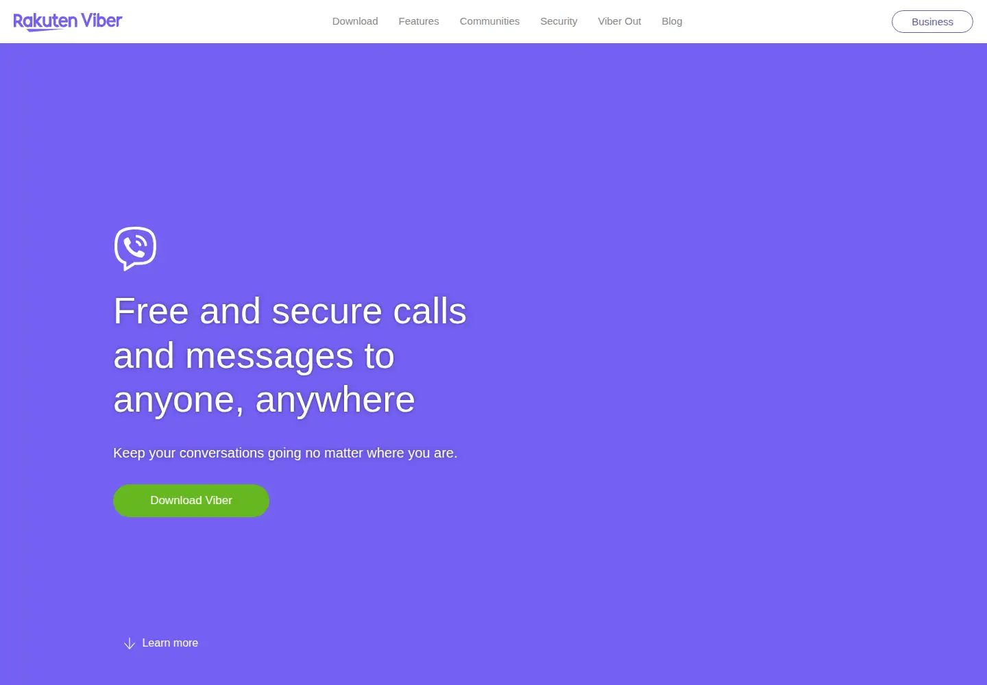 Screenshot of vb.me