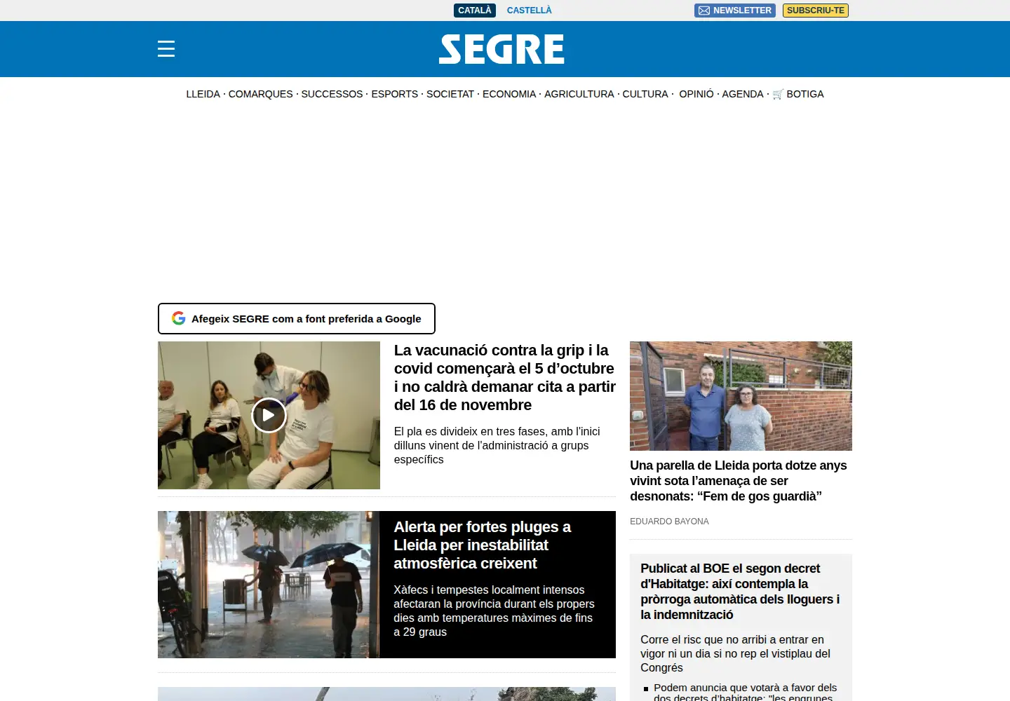 Screenshot of segre.com