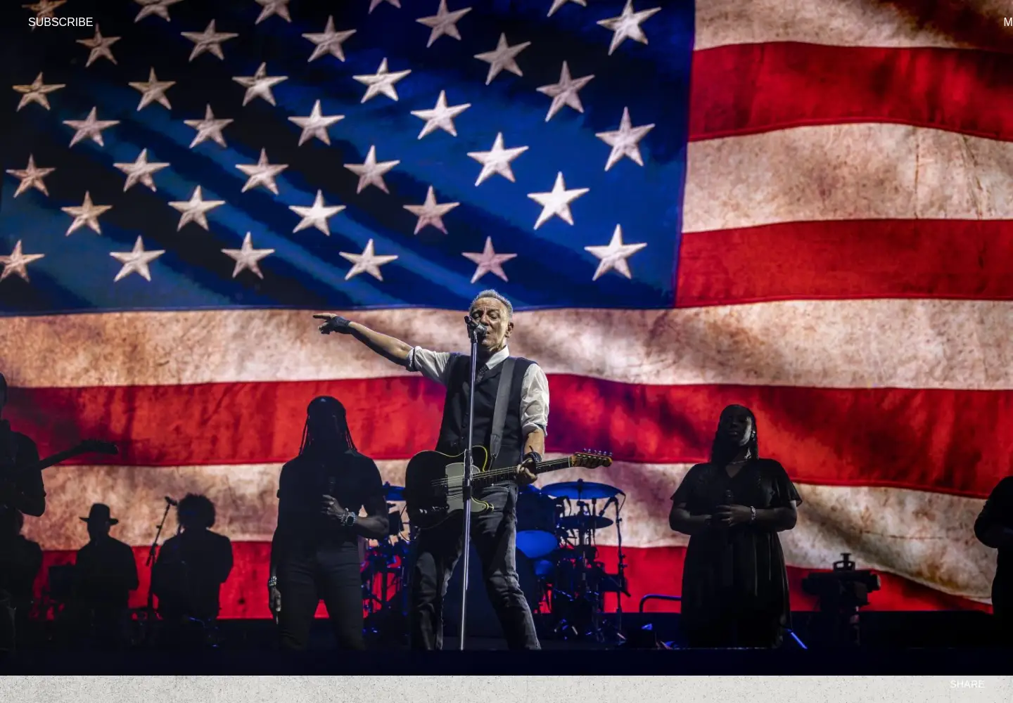 Screenshot of brucespringsteen.net