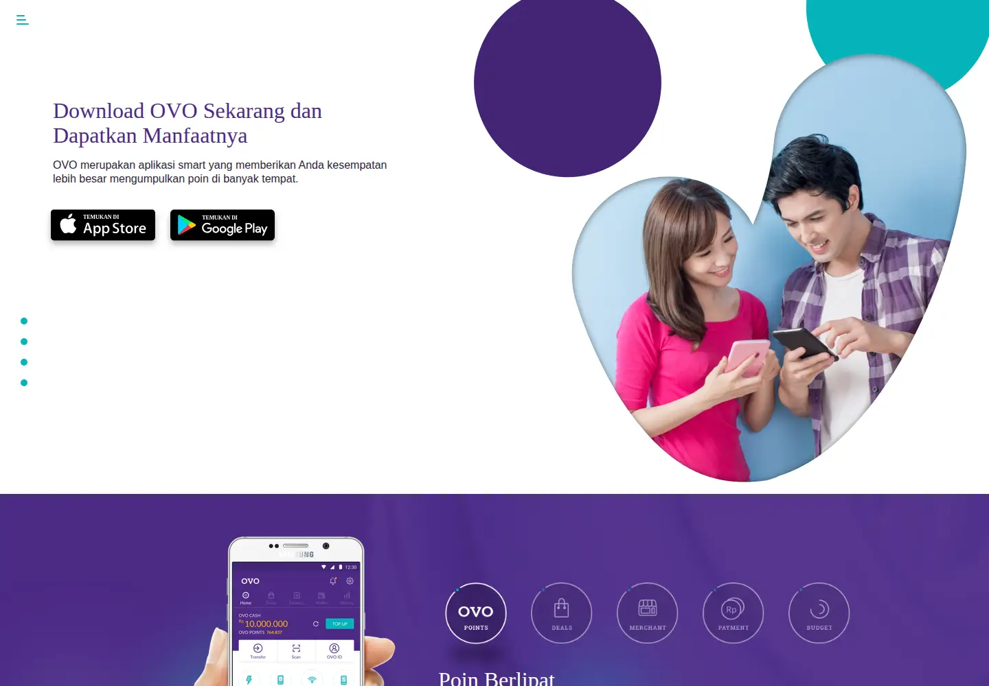 Screenshot of ovo.id