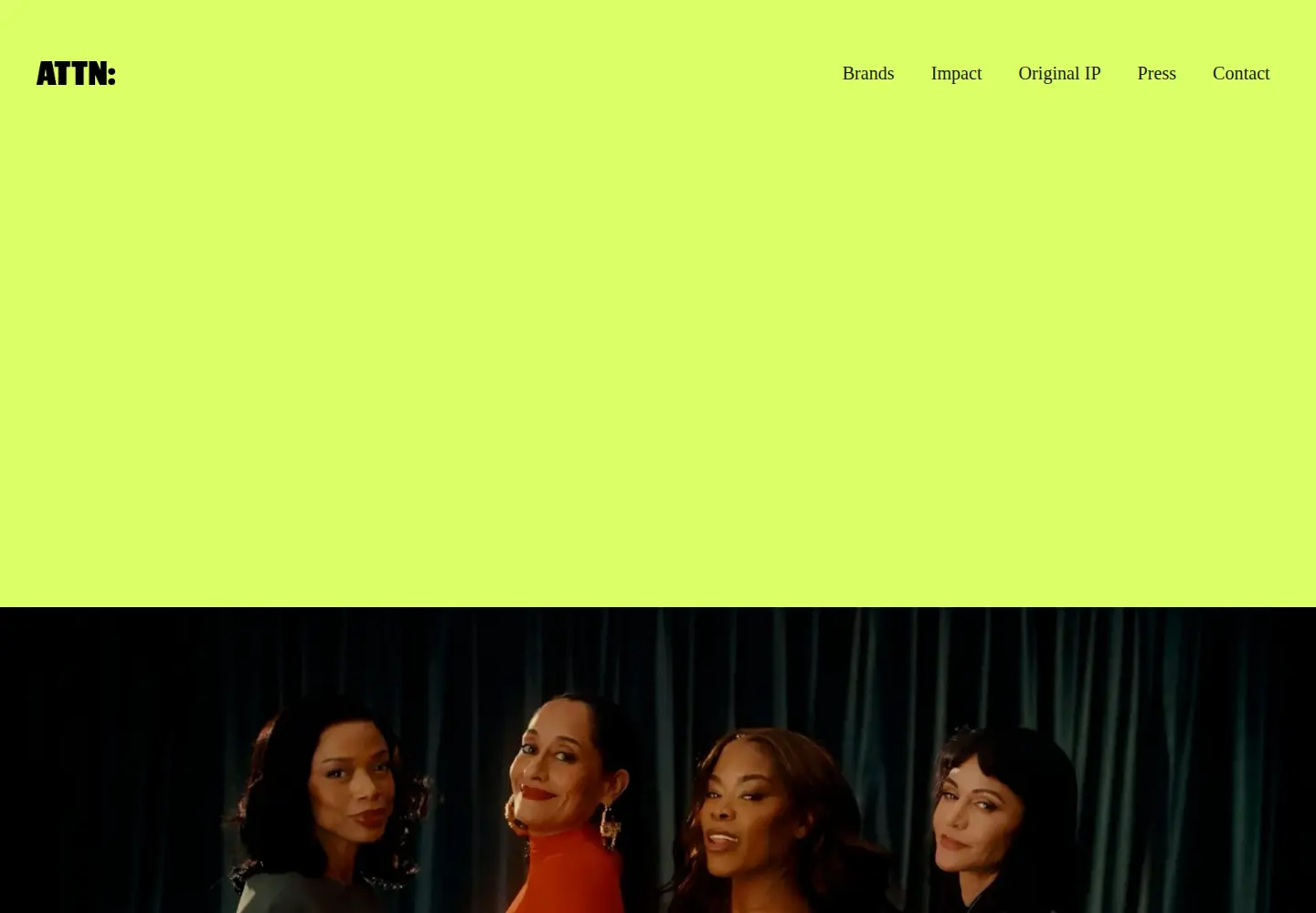 Screenshot of attn.com
